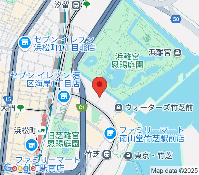 自由劇場の地図