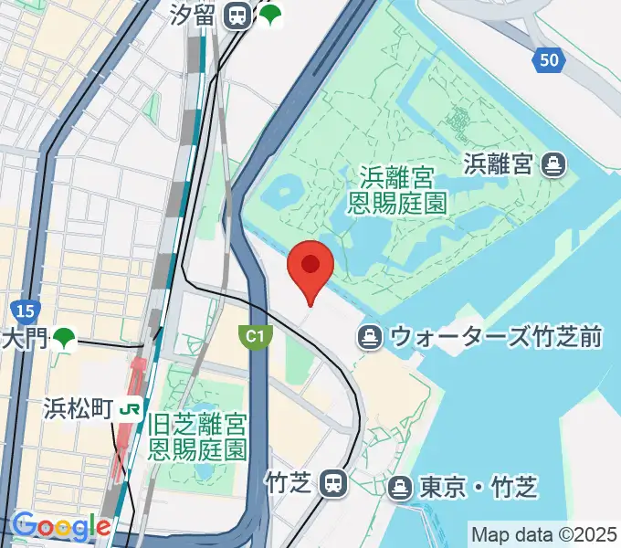 自由劇場の地図