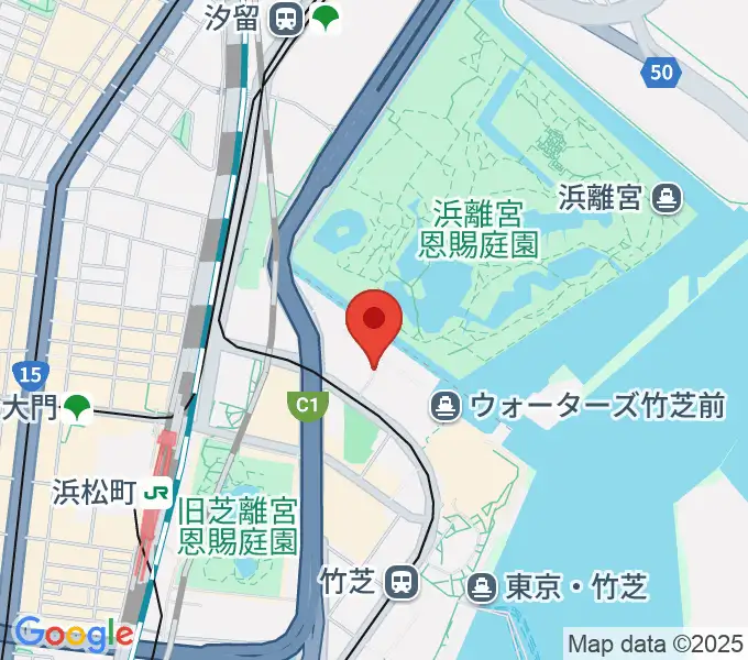 自由劇場の地図