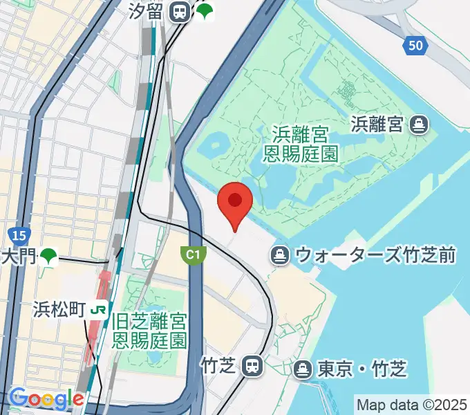 自由劇場の地図