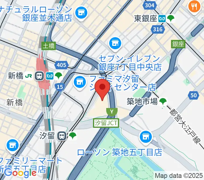 電通四季劇場［海］の地図