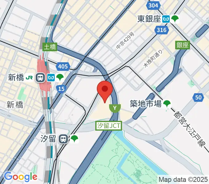 電通四季劇場［海］の地図