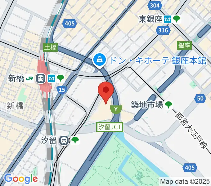 電通四季劇場［海］の地図