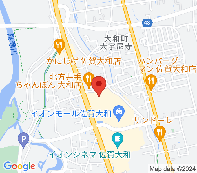 島村楽器 イオンモール佐賀大和店の場所