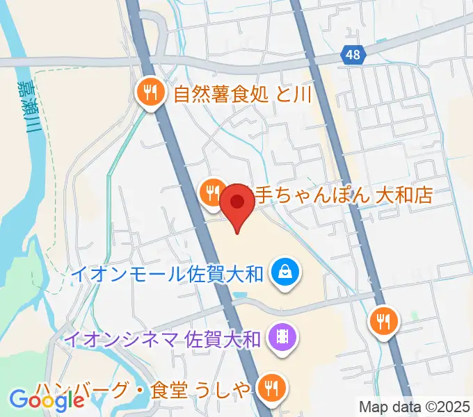 島村楽器 イオンモール佐賀大和店の地図