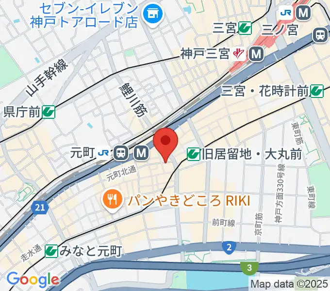 ジャズ喫茶JamJamの地図
