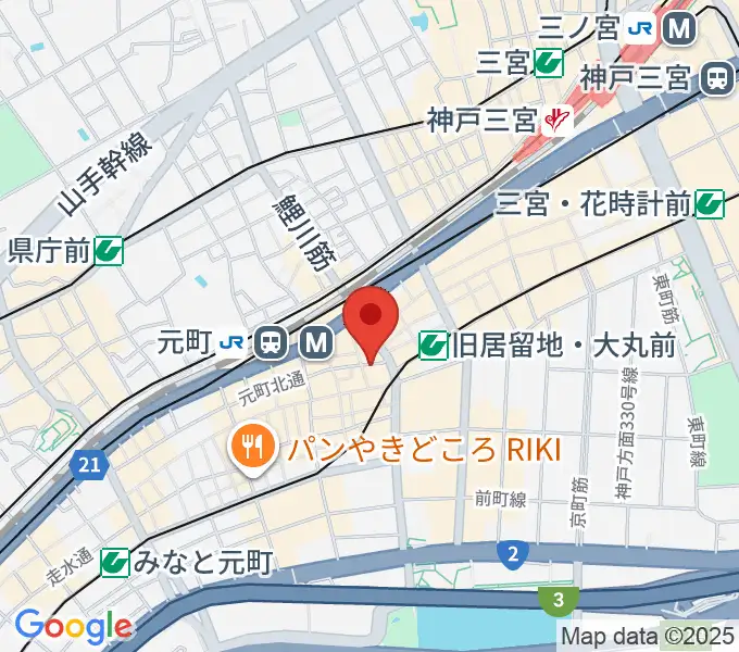 ジャズ喫茶JamJamの地図