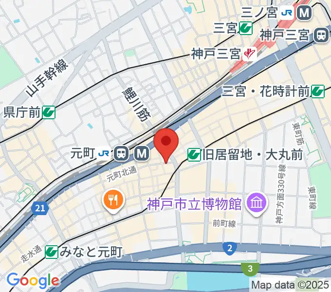 ジャズ喫茶JamJamの地図