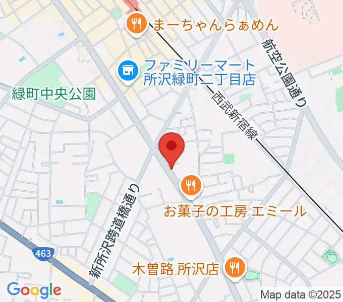明人会津軽三味線・民謡教室の地図