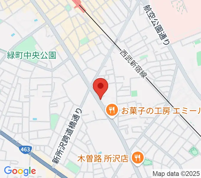 明人会津軽三味線・民謡教室の地図