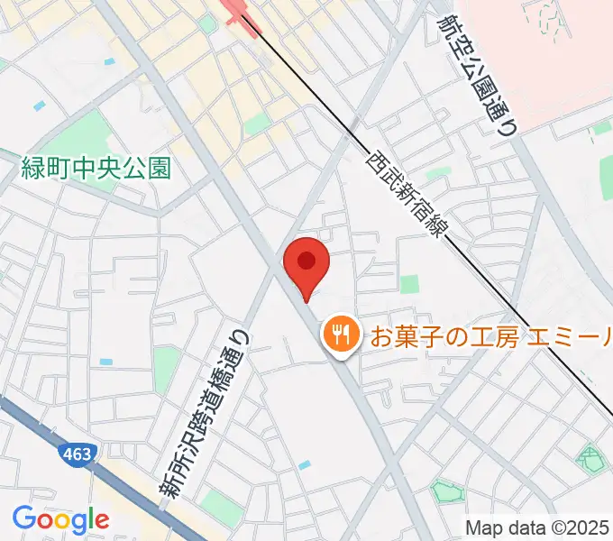 明人会津軽三味線・民謡教室の地図