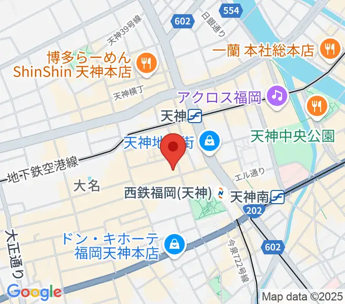 島村楽器 岩田屋福岡店の地図