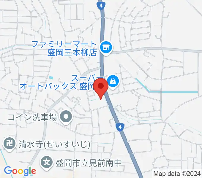 盛岡ノンクトンクの地図