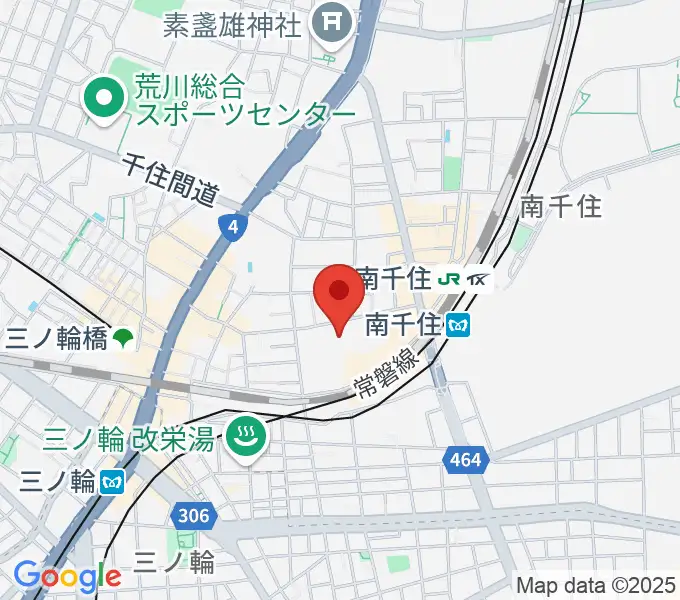 小笠原ギター教室の地図
