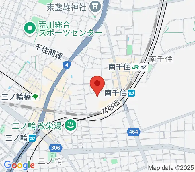 小笠原ギター教室の地図