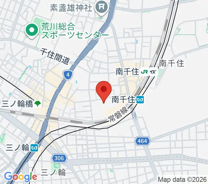 小笠原ギター教室の地図