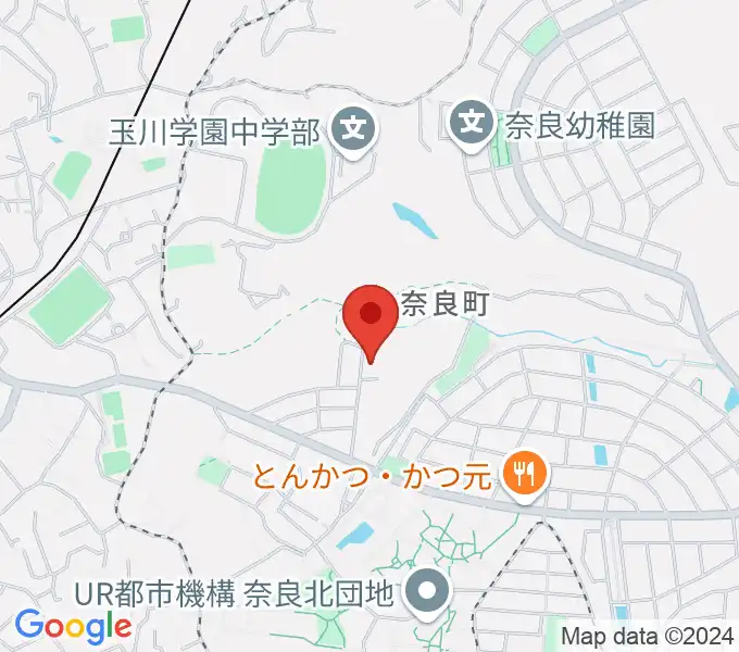 奈良の森ヴァイオリン教室の地図