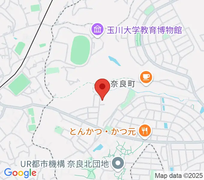奈良の森ヴァイオリン教室の地図