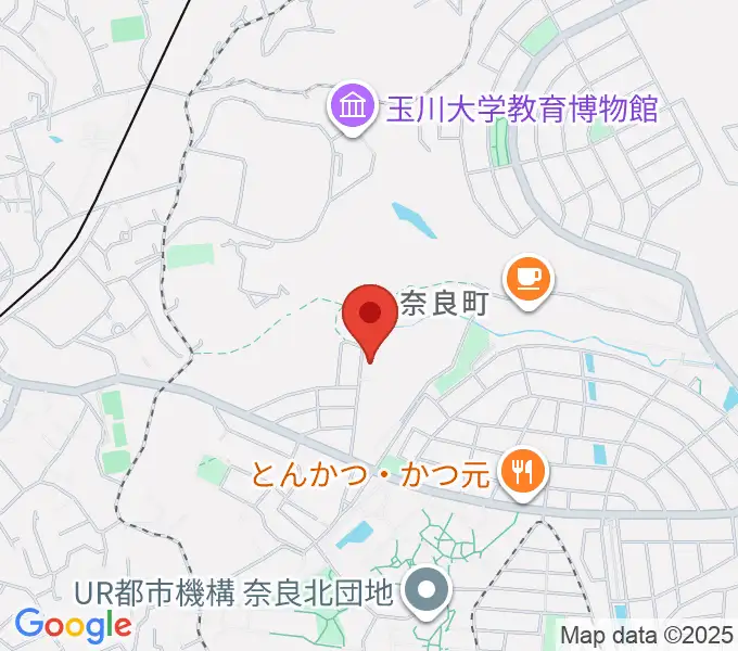 奈良の森ヴァイオリン教室の地図
