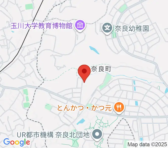 奈良の森ヴァイオリン教室の地図