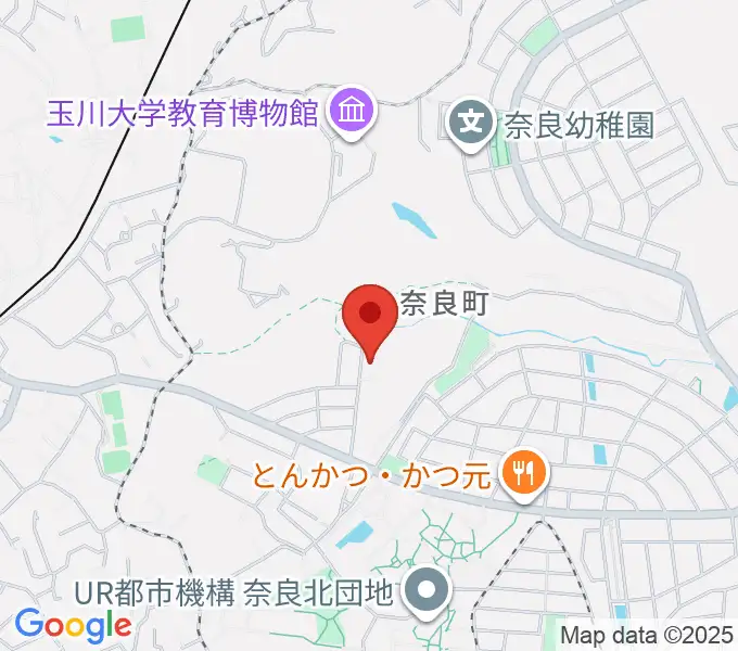 奈良の森ヴァイオリン教室の地図