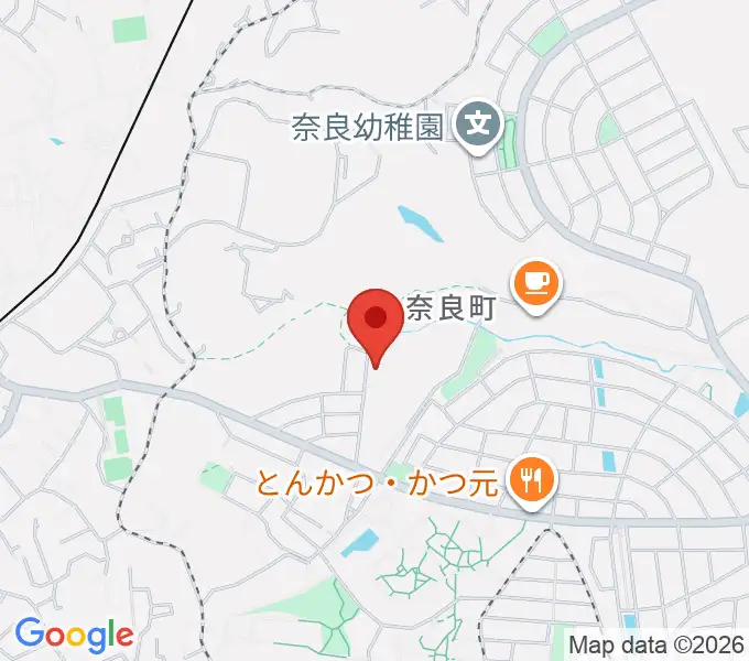 奈良の森ヴァイオリン教室の地図