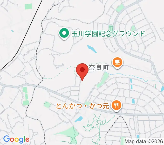 奈良の森ヴァイオリン教室の地図