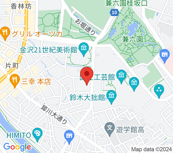 金沢歌劇座の場所