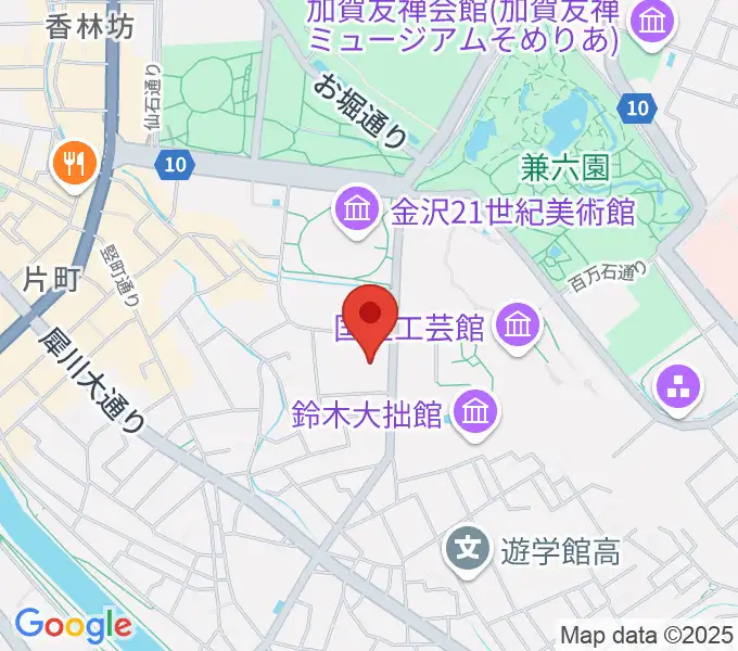 金沢歌劇座の地図