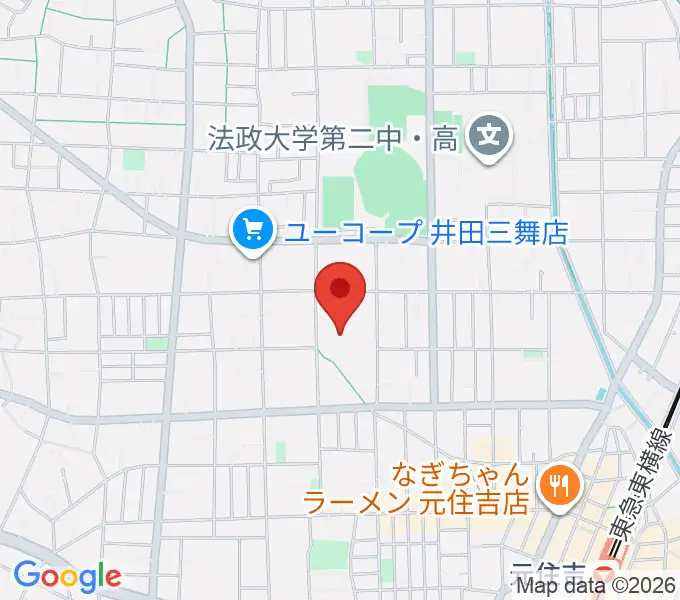 川崎市国際交流センターの地図
