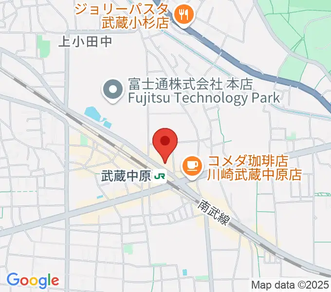 川崎市総合福祉センター エポックなかはらの地図