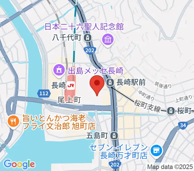 島村楽器 アミュプラザ長崎店の地図