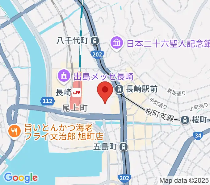 島村楽器 アミュプラザ長崎店の地図
