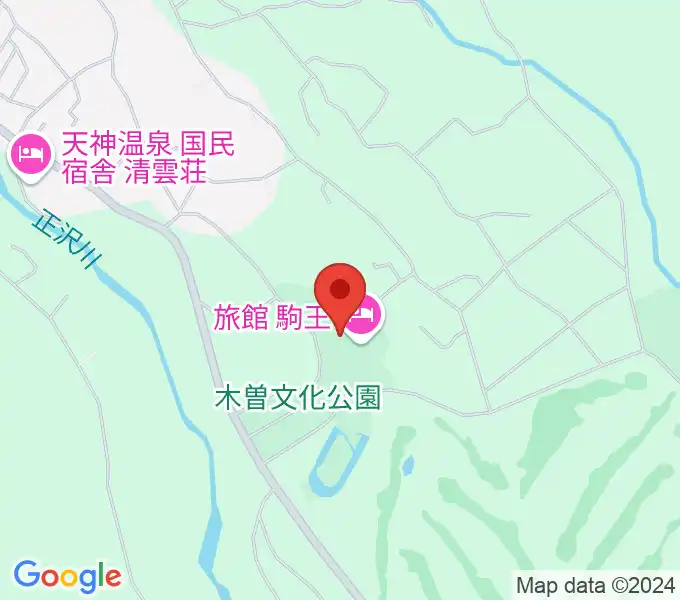 木曽文化公園文化ホールの地図