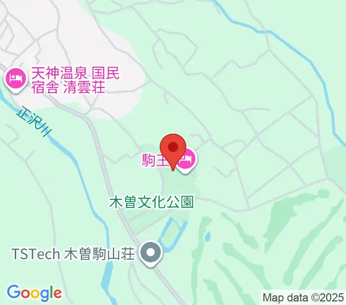 木曽文化公園文化ホールの地図