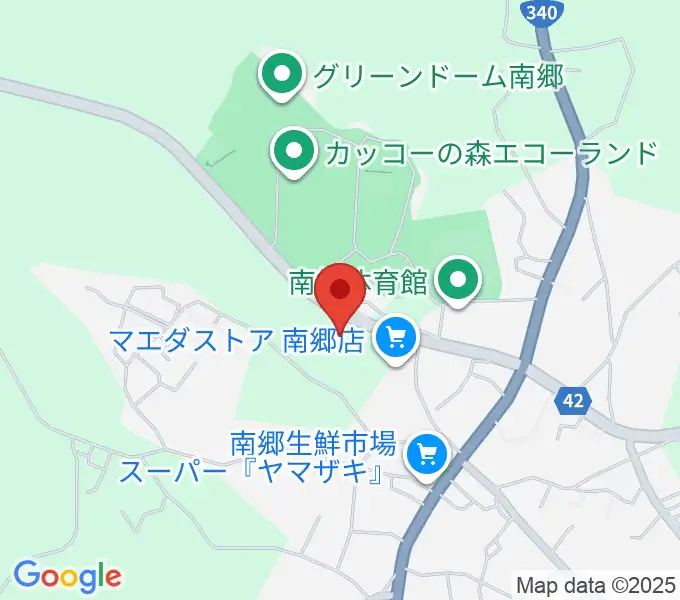八戸市南郷文化ホール スウィングベリーNANGOの地図