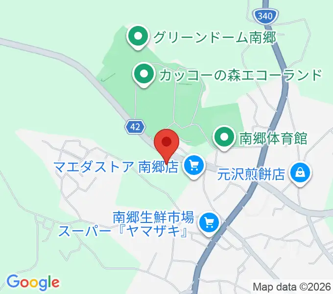 八戸市南郷文化ホール スウィングベリーNANGOの地図