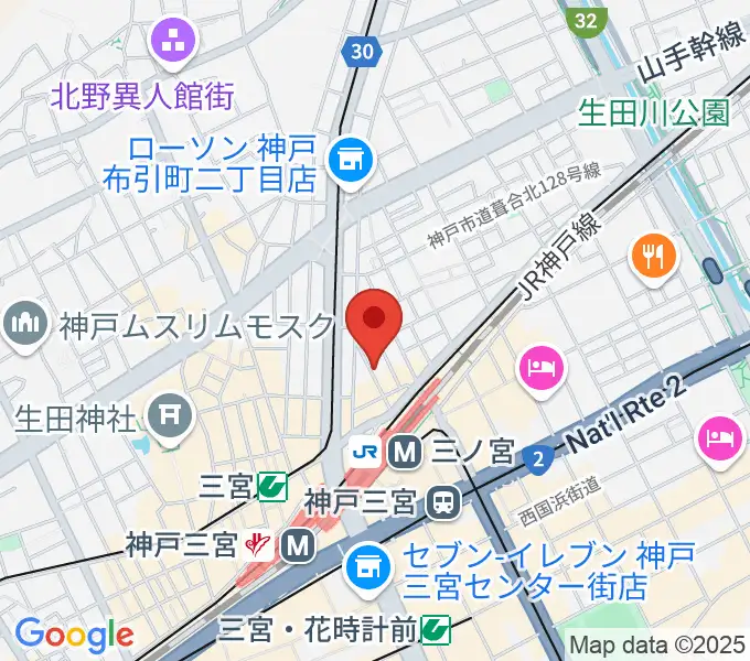 アルマギタースクールの地図