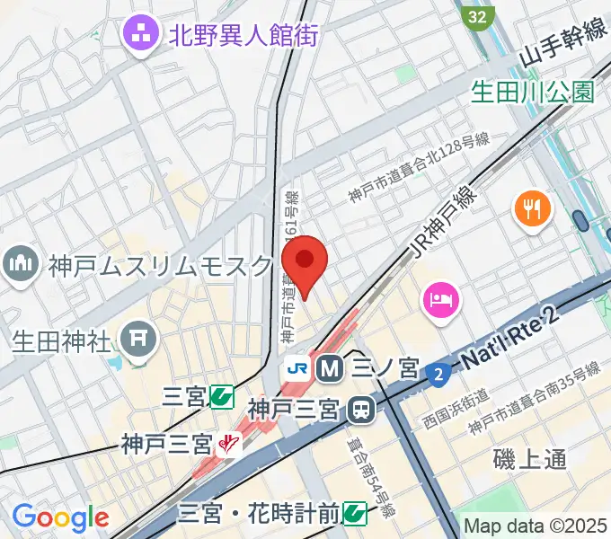アルマギタースクールの地図