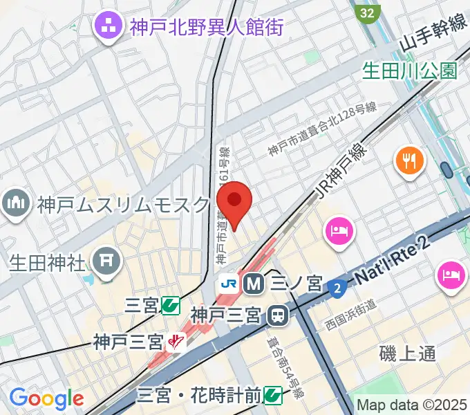 アルマギタースクールの地図
