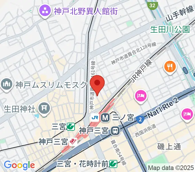 アルマギタースクールの地図