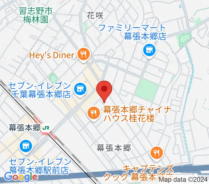 ミュージックスクールジャズンの地図