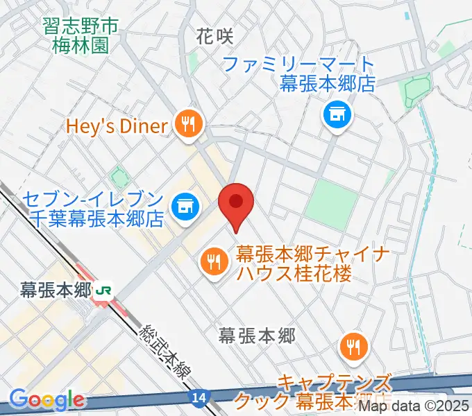 ミュージックスクールジャズンの地図