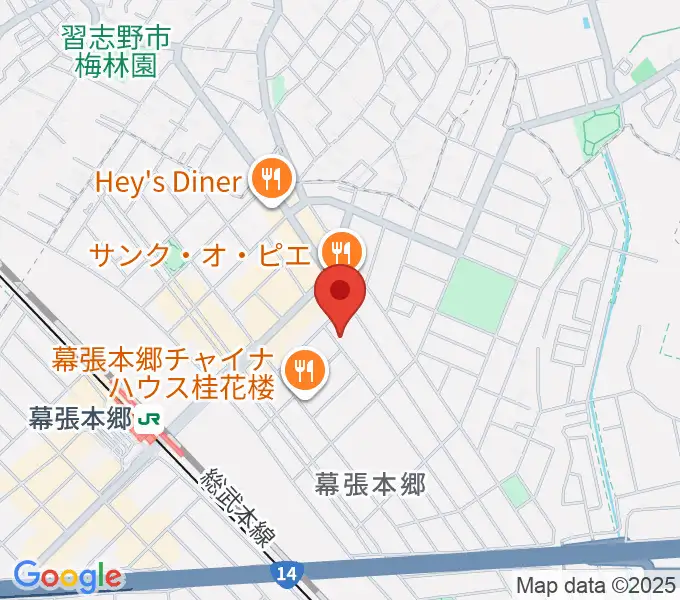 ミュージックスクールジャズンの地図