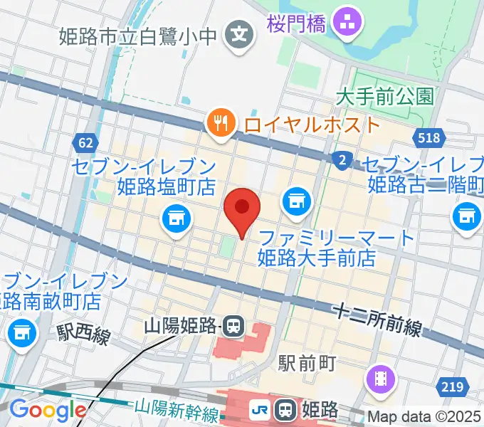 姫路ライラの地図