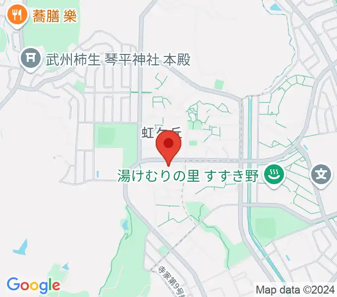 ギター教室アルテの地図