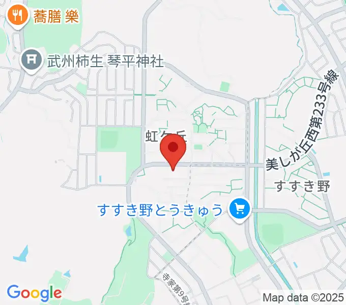 ギター教室アルテの地図