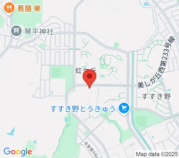ギター教室アルテの地図