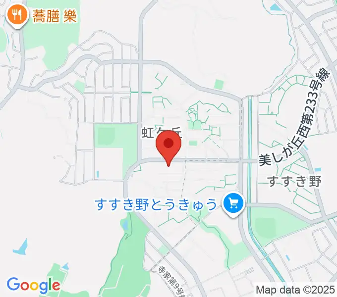 ギター教室アルテの地図