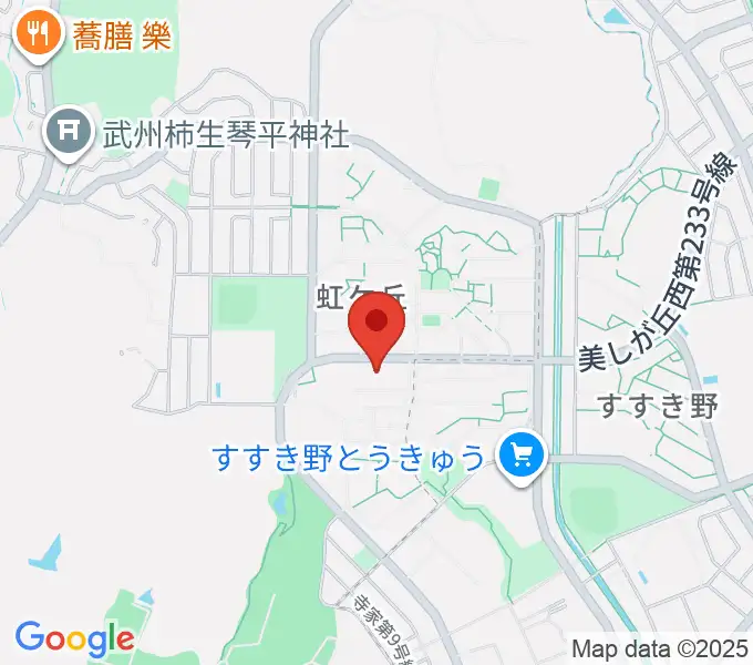 ギター教室アルテの地図
